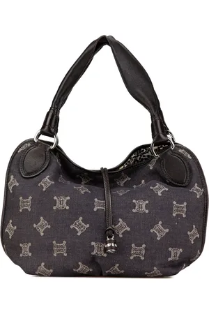 Céline 2008 Macadam Bittersweet Hobo-Tasche aus Denim
