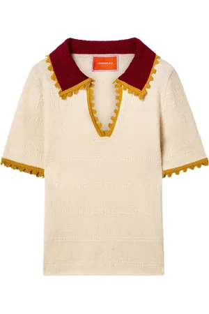 La DoubleJ Cotton-cashmere knitted top