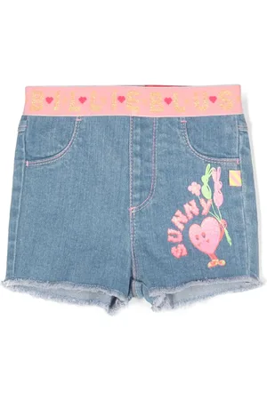 Billieblush Jeans-Shorts mit Glitter-Detail