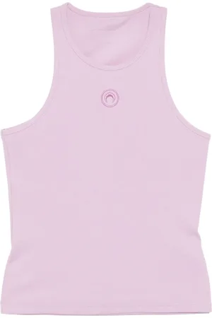 Marine Serre Tanktop mit Moon-Logo