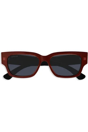 Gucci Sonnenbrille mit eckigem Gestell