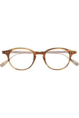 DITA EYEWEAR Runde Brille in Schildpattoptik