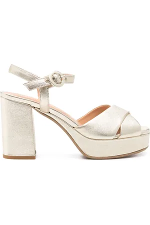 Julie Dee Sandalen aus Leder 90mm