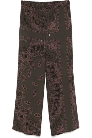 The Attico Paisley-print trousers