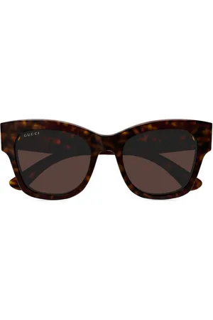 Gucci Sonnenbrille mit eckigem Gestell