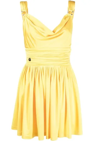 Philipp Plein Kleid mit geraffter Taille
