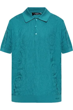 VERSACE Poloshirt aus Barocco-Jacquard
