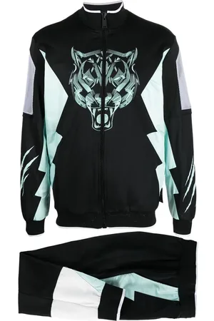 Philipp Plein Jogginganzug mit Tiger-Motiv
