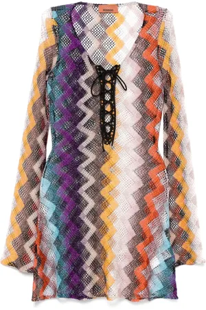 Missoni Kleid mit langen Ärmeln