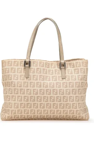 Fendi 2000-2010 Zucchino Canvas Tote Bag