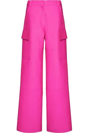 VALENTINO GARAVANI High-Waist-Hose mit weitem Bein