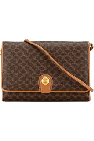 Céline 2007 Macadam Coated Canvas Umhängetasche