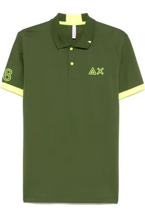 sun68 Poloshirt mit Logo-Stickerei