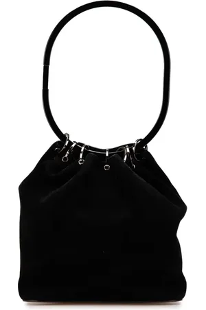 Gucci 2000-2015 Handtasche aus Wildleder mit Henkel aus Kunstharz