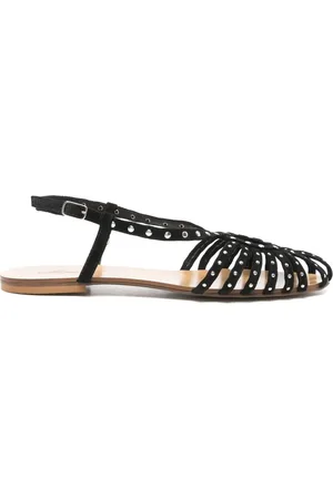 ANNA F. Sandalen aus Wildleder