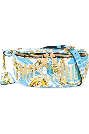 Moschino Gürteltasche mit Ketten-Print