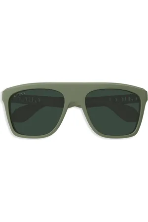Gucci Sonnenbrille mit eckigem Gestell