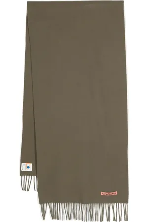 Acne Studios Schal mit Logo-Applikation