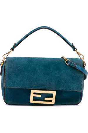 Fendi 2010-2025 mini Baguette Satchel-Tasche aus Wildleder