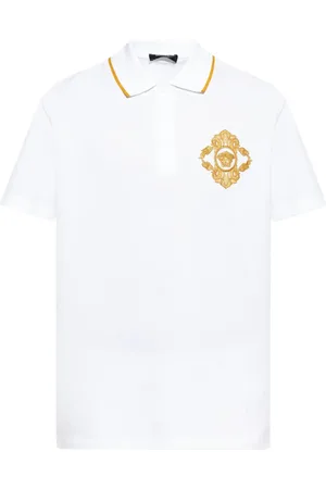 VERSACE Poloshirt mit Medusa-Stickerei