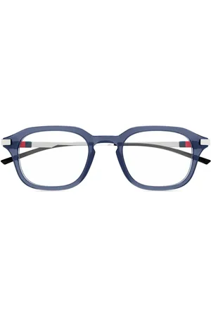 Gucci Brille mit Web-Detail