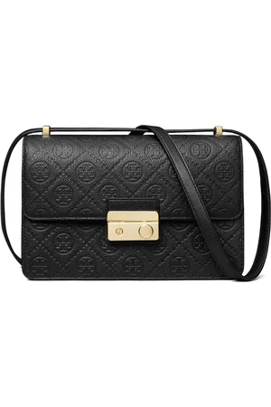 Tory Burch T-Monogram Schultertasche mit Prägung