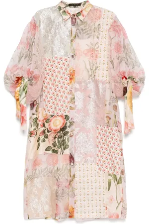 BIYAN Hemdkleid im Patchwork-Look