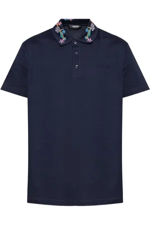 VERSACE Poloshirt mit Logo-Stickerei