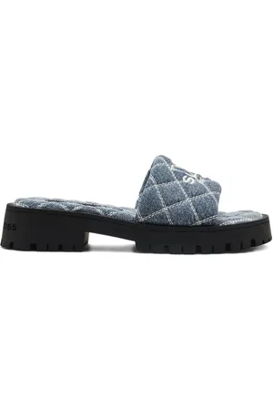 Marc Jacobs The Quilted Jeans-Pantoletten