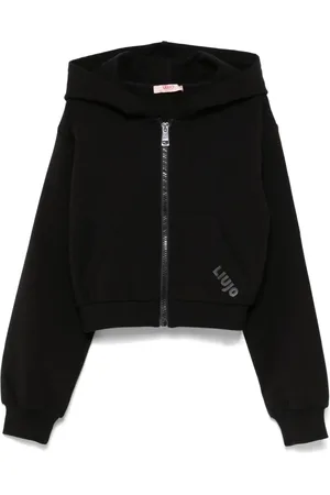 Liu Jo Hoodie mit gummiertem Logo