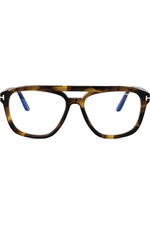 Tom Ford Brille mit Logo-Print