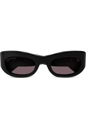Gucci Sonnenbrille mit ovalem Gestell