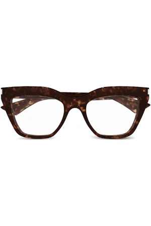 Saint Laurent Brille mit eckigem Gestell