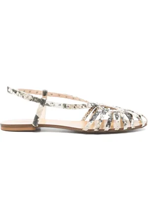 ANNA F. Sandalen mit Python-Print