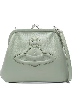 Vivienne Westwood Clutch mit Orb-Prägung