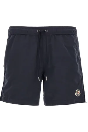 Moncler Badeshorts mit gehäkelten Einsätzen