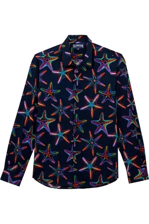 Vilebrequin Hemd mit Disco Stars-Print