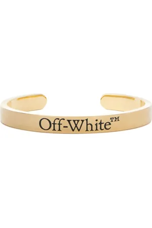 OFF-WHITE Armspange mit Logo-Gravur