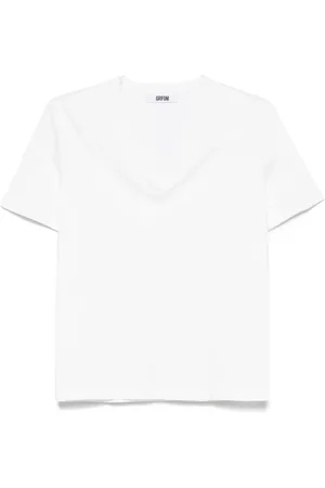 GRIFONI T-Shirt mit Ziernähten