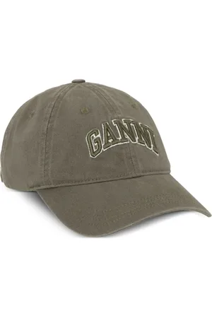Ganni Baseballkappe mit Logo-Stickerei