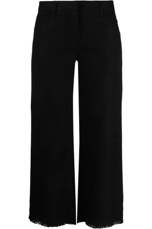 Max Mara Cropped-Hose aus Leinengemisch