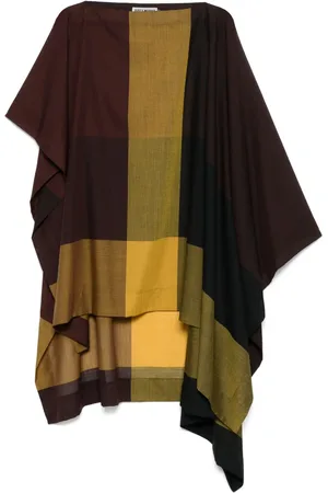Issey Miyake Karierter Cardigan