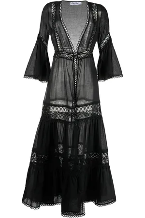 CHARO RUIZ IBIZA Kleid mit Blumenstickerei