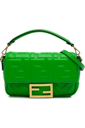 Fendi 2010-2025 mini Baguette Satchel-Tasche mit Zucca-Prägung