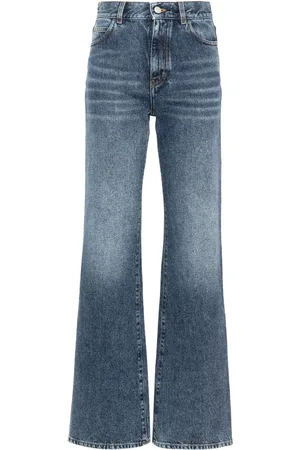 Chloé Schlagjeans mit hohem Bund