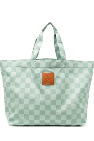 Café Kitsuné Tote Bag mit Schachbrettmuster