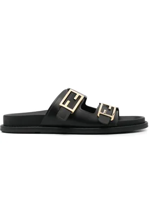 Fendi Feel Pantoletten mit Schnalle