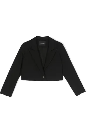 John Richmond Cropped-Blazer mit Logo