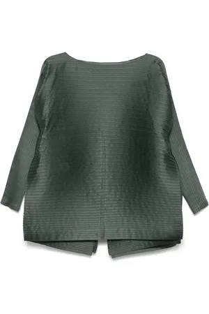 Issey Miyake Plissiertes Oberteil