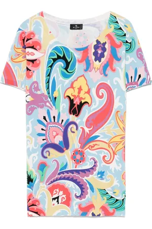 Etro T-Shirt mit Paisley-Print